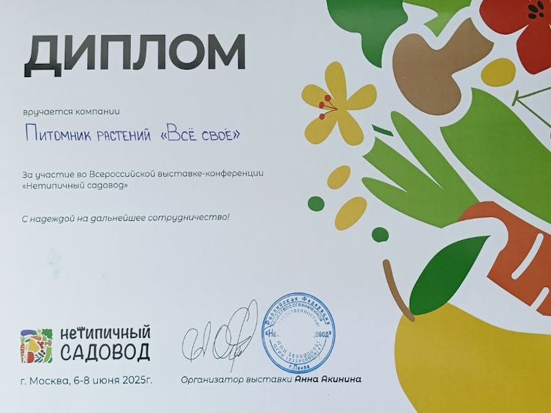Приняли участие в выставке "Нетипичный садовод" 2025